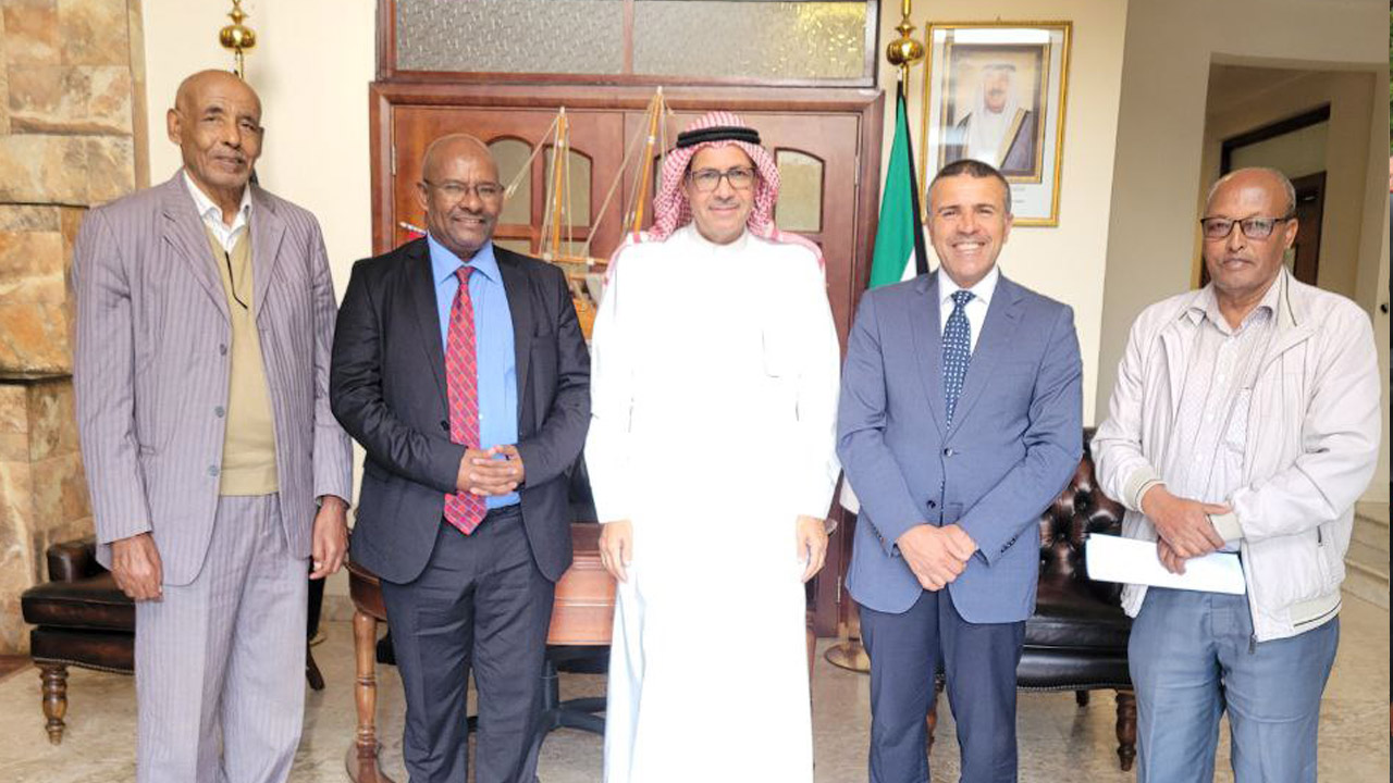 ANE VISITED THE KUWAIT EMBASSY in Addis Ababa